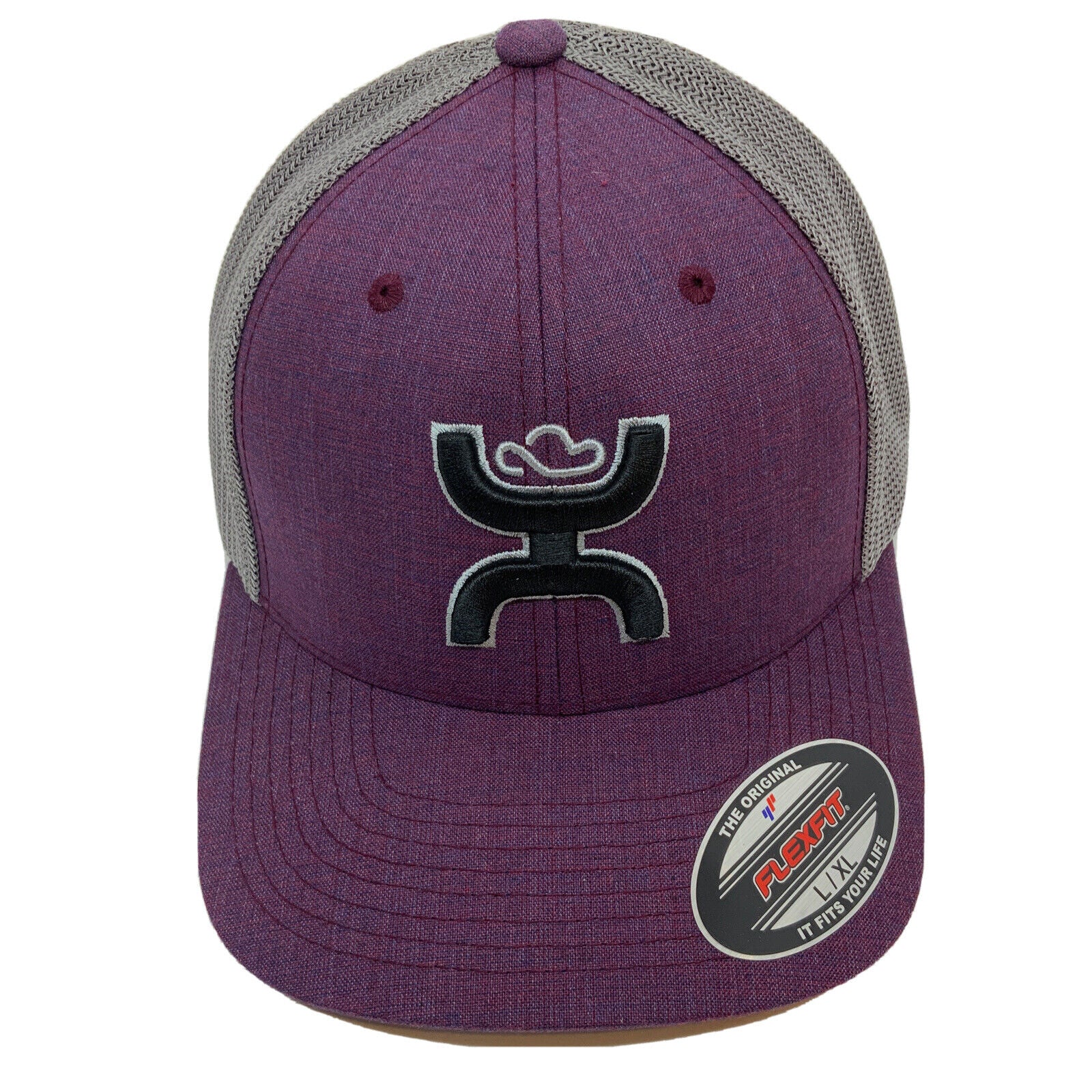 Hooey Baseball Hat Flexfit Cayman PLGY Mesh With 221102 Boutique | Southern Girls Purple Gray