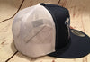 Lazy J Navy and White Texas Flag Hereford Patch Cap  Mesh Trucker - Southern Girls Boutique